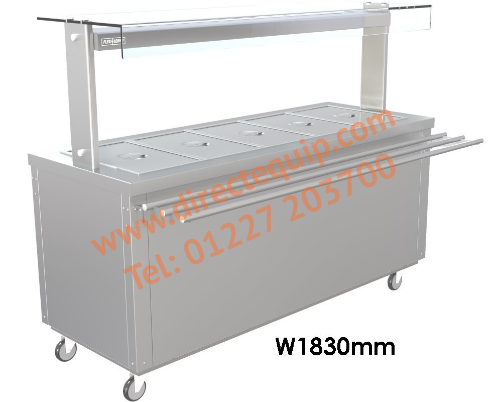 Parry FS-AW5 Flexi-Serve Ambient Cupboard with Chilled Well